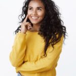 Gathered knitted t-shirt